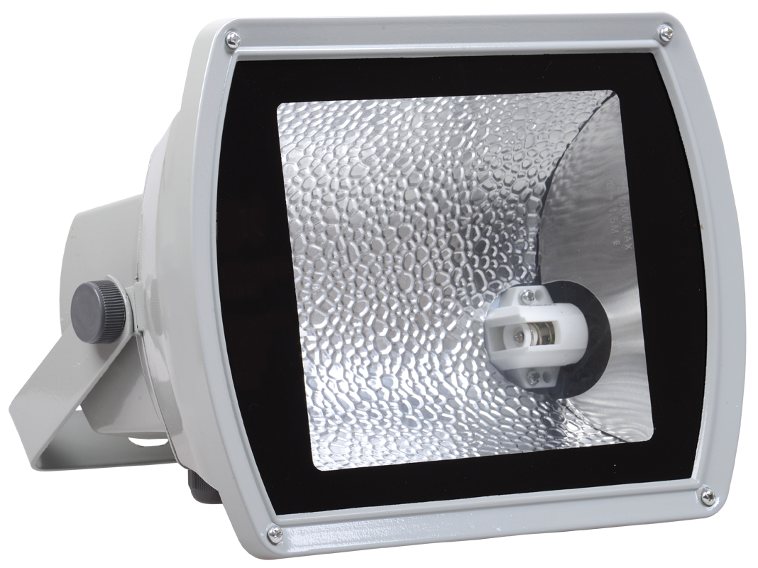 Прожектор ГО 02-150-02 150Вт цоколь Rх7s серый асимметричный IP65